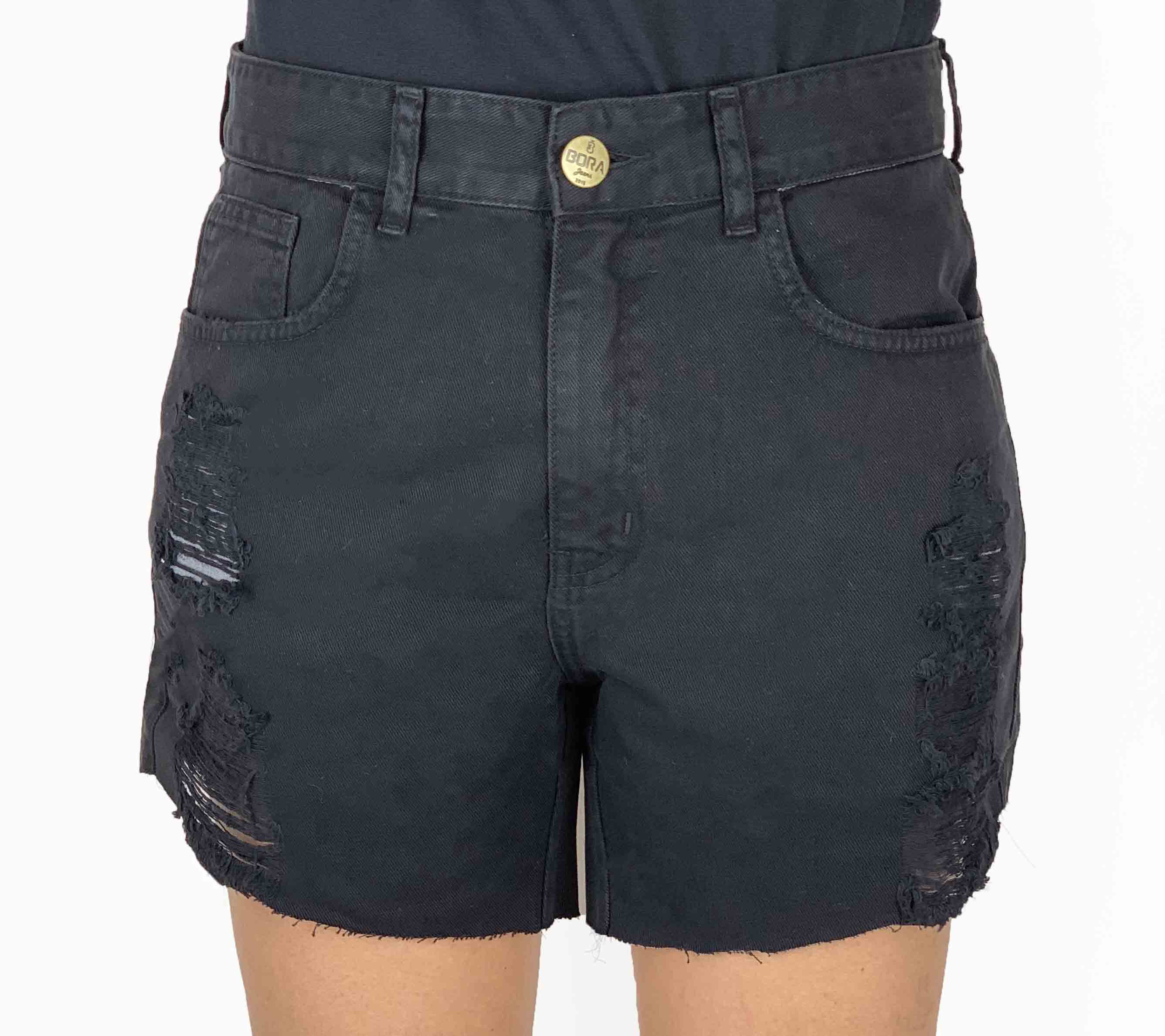 short preto sarja